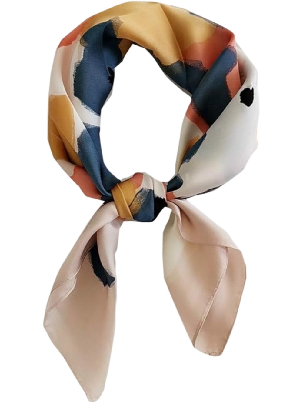 NWOT Abstract Floral Print Neck Scarf